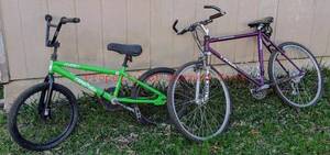 lot 179 image: Two Bikes a Trek and Trick Bike
