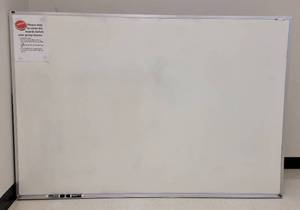 lot 14 image: DRY ERASE BOARD AS SHOWN. APPROX. 6 W x 4 H.