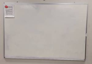 lot 44 image: DRY ERASE BOARD AS SHOWN. APPROX. 6 W x 4 H.