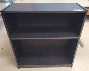 lot 62 image: TWO-TIER BOOKCASE AS SHOWN. APPROX. 29.75 W x 31.75 H x 11.75 D.