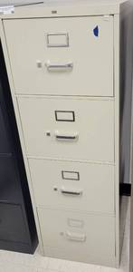 lot 66 image: HON 4-DRAWER FILING CABINET AS SHOWN.