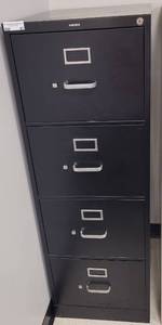 lot 67 image: HON 4-DRAWER FILING CABINET AS SHOWN.
