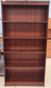 lot 78 image: 5-TIER BOOKCASE IN STYLE SHOWN. APPROX. 36 W x 72 H x 12 D.
