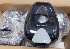 lot 82 image: (6) BRAND NEW SYMMETRY SOAP DISPENSERS IN PACKAGE AS SHOWN. SOLD 6 X THE MONEY