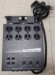 lot 92 image: AMERICAN DJ VISAGE REMOTE CHASER AS SHOWN.