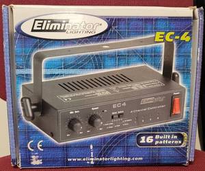 lot 93 image: ELIMINATOR LIGHTING EC4 4-CHANNEL CONTROLLER IN BOX AS SHOWN.