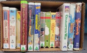 lot 98 image: ASSORTED VHS MOVIES AS SHOWN.