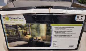 lot 113 image: ANYWHERE FIREPLACE EMPIRE FOR INDOOR  OUTDOOR IN BOX AS SHOWN. SEARCH IT UP