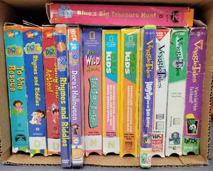 lot 118 image: ASSORTED DVD AND VHS MOVIES AS SHOWN.