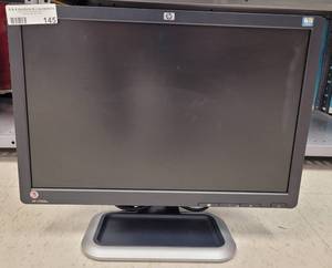 lot 145 image: HP 19-INCH MONITOR MODEL L1908W AS SHOWN.