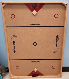lot 148 image: CARROM NOK HOCKEY TABLE GAME AS SHOWN. APPROX. 35 W x 47 H x 2.75 D.