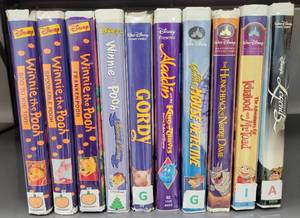 lot 187 image: ASSORTED VHS MOVIES AS SHOWN.