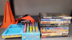 lot 188 image: ASSORTED DVD MOVIES AND MORE AS SHOWN.