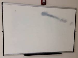lot 223 image: QUARTET DRY ERASE BOARD AS SHOWN. APPROX. 4 W x 3 H.