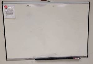 lot 232 image: DRY ERASE BOARD AS SHOWN. APPROX. 4 W x 3 H.