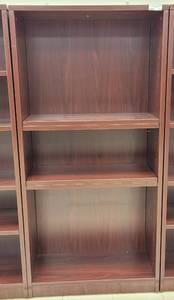 lot 234 image: 5-TIER BOOKCASE IN STYLE SHOWN. APPROX. 31.5 W x 65 H x 13.75 D.