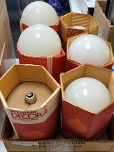 lot 308 image: LOT OF SYLVANIA DECOR 4 DECORATIVE LIGHTS AS SHOWN.