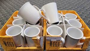 lot 352 image: LOT OF NEW COFFEE MUGS AS SHOWN.
