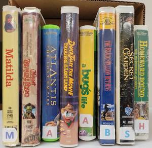 lot 377 image: ASSORTED VHS MOVIES AS SHOWN.