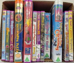 lot 378 image: ASSORTED DVD AND VHS MOVIES AS SHOWN.