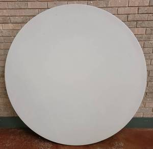 lot 578 image: LIFETIME FOLDING ROUND TABLE AS SHOWN. APPROX. 58.5 DIAMETER.