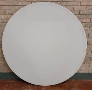 lot 579 image: (2) LIFETIME FOLDING ROUND TABLES AS SHOWN. EACH APPROX. 58.5 DIAMETER. SOLD 2 X THE MONEY