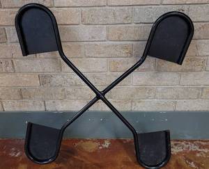lot 616 image: METAL STACKABLE CHAIR DOLLEY  CART AS SHOWN.