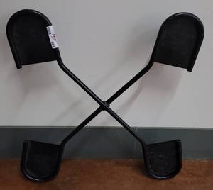 lot 661 image: METAL STACKABLE CHAIR DOLLEY  CART AS SHOWN.