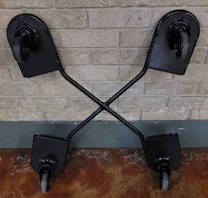 lot 705 image: METAL STACKABLE CHAIR DOLLEY  CART AS SHOWN.
