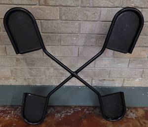 lot 707 image: METAL STACKABLE CHAIR DOLLEY  CART AS SHOWN.