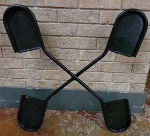 lot 717 image: METAL STACKABLE CHAIR DOLLEY  CART AS SHOWN.