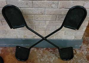 lot 719 image: METAL STACKABLE CHAIR DOLLEY  CART AS SHOWN.