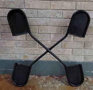 lot 723 image: METAL STACKABLE CHAIR DOLLEY  CART AS SHOWN.