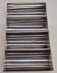 lot 729 image: COMMERCIAL STYLE STAINLESS STEEL FLATWARE HOLDER AS SHOWN.