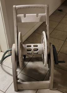 lot 776 image: WHEELED WATER HOSE REEL AS SHOWN.