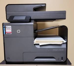 lot 677 image: HP OFFICEJET PRO X476DN MFP MULTIFUNCTION BLACKCOLOR PRINTER AS SHOWN. TAKE A LOOK