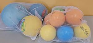 lot 812 image: LOT OF DODGE BALLS AND KICKBALLS AS SHOWN.