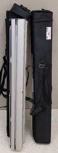 lot 867 image: (2) PORTABLE BANNER HOLDERS AS SHOWN.