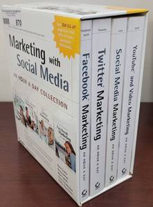 lot 870 image: MARKETING WITH SOCIAL MEDIA BOOK SET AS SHOWN.