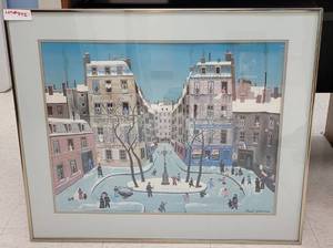 lot 872 image: LARGE FRAME AS SHOWN. APPROX. 30.25 W x 25.75 H.