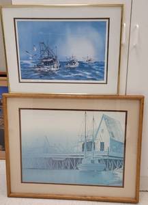lot 878 image: (2) LARGE WALL FRAMES AS SHOWN.