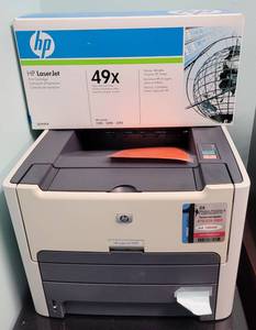 lot 906 image: HP LASERJET 1320 PRINTER WITH EXTRA CARTRIDGE AS SHOWN.