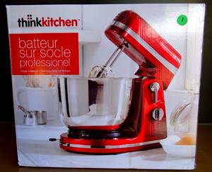 lot 1 image: THINK KITCHEN PROMIX 6 SPEED PROFESSIONAL STAND MIXER - SEALED BOX - $$$
