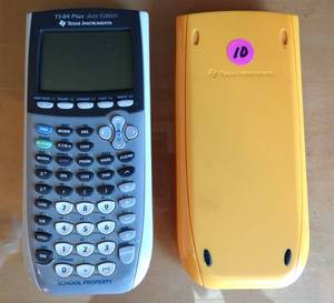lot 10 image: TEXAS INSTRUMENTS TI-84 CALCULATOR
