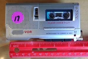 lot 17 image: Big $$$ Item - Sony M-560V Microcassette Voice Recorder - CHECK COMPS $$$$