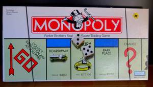 lot 34 image: 1996 PARKER BROTHERS GAME OF MONOPOLY