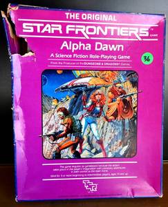 lot 36 image: VINTAGE 1983 The Original Star Frontiers Alpha Dawn Sci-Fi RPG - $$