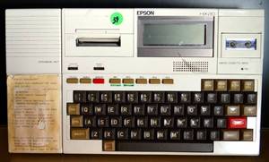 lot 39 image: RARE VINTAGE Epson HX-20 - The First Laptop Computer $$$$