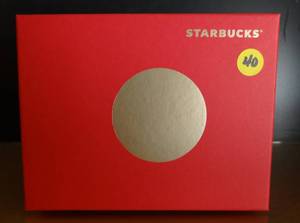 lot 40 image: STARBUCKS 16 OZ COFFEE MUG IN DISPLAY BOX