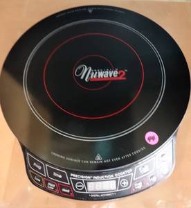 lot 44 image: Nuwave 2 Precision Induction Portable Cooktop Model 30151 Black - TESTEDWORKS